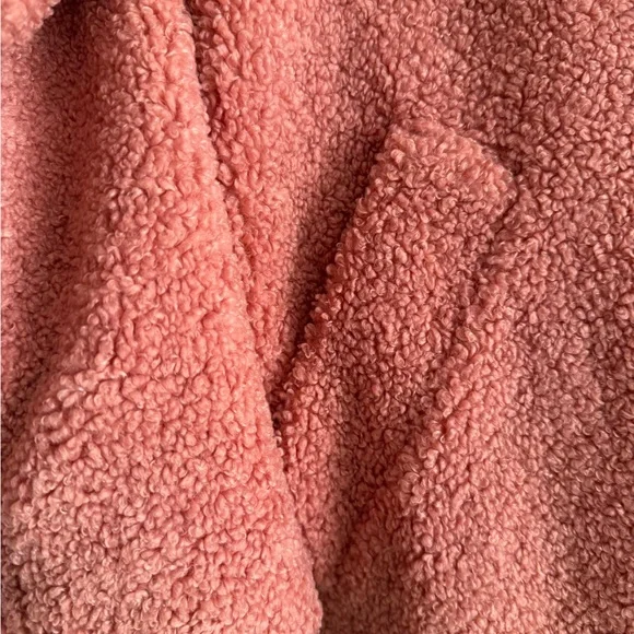 VINTAGE Lucky Brand Coral Teddy Jacket - Picture 3 of 6